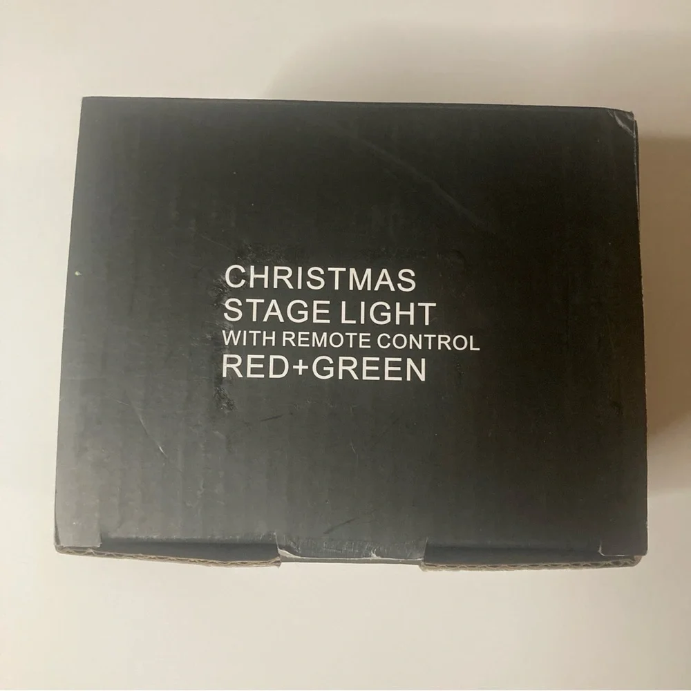 Christmas Holiday Stage Light projector Laser light- Red and Green Holiday Decor